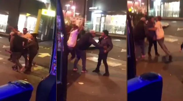 TikTok: Cobradores de 'combi' se viralizan tras 'pelear' en plena vía por atraer a pasajero TikTok: Cobradores de 'combi' se viralizan tras 'pelear' en plena vía por atraer a pasajero