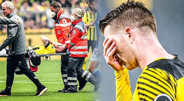 Marco Reus sufre terrible lesión en el tobillo