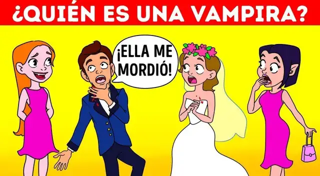 ¿Quién es una vampira? El 98% de personas no lograron superar este acertijo en 5 segundos