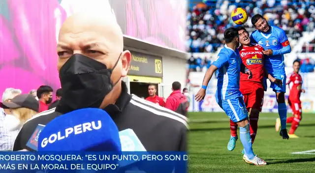 Mosquera valoró el empate de Cristal ante Binacional Mosquera valoró el empate de Cristal ante Binacional