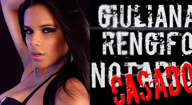 Guiliana Rengifo es ampayada con notario casado