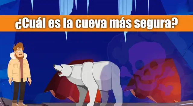 ¿Cuál es la cueva más segura? Resuelve el acertijo y marca distancia del 90% que no pudo