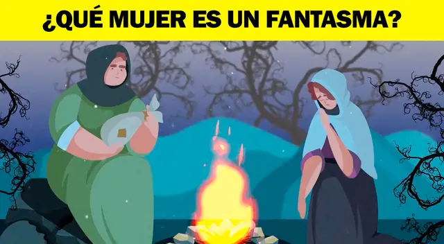 Tienes 7 segundos para descubrir quién de las mujeres es un fantasma.