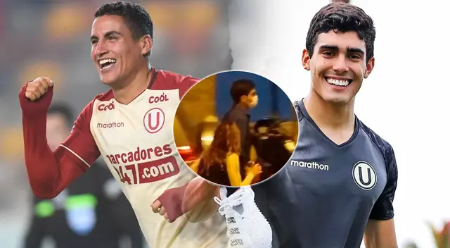 Alfonso Barco también fue captado con unos amigos durante una salida