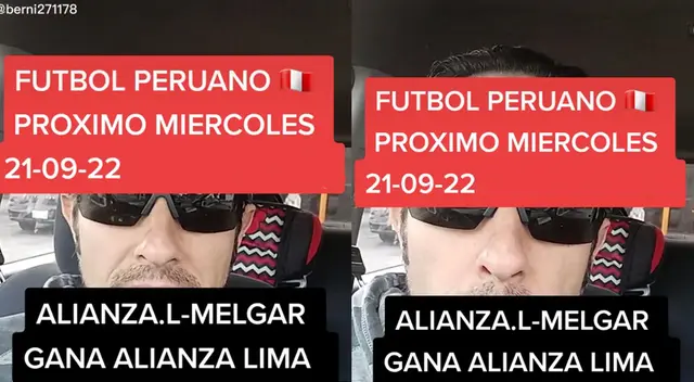 Hombre pronosticó triunfo de Alianza ante Melgar y se volvió viral
