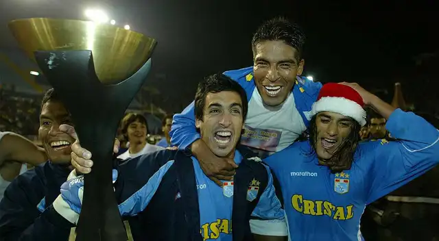 Cristal celebrando el título del 2005