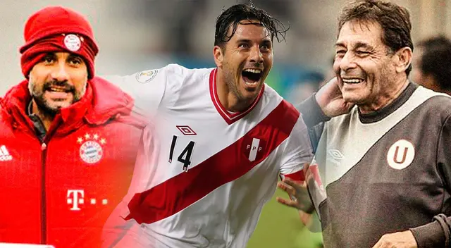 Claudio Pizarro y los DT que lo dirigieron