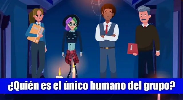 ¿Quién es el único humano en el grupo? Resuelve el acertijo y álzate entre el 90% que no pudo