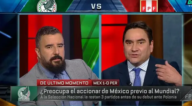 Periodistas mexicanos preocupadísimos: "Perú en el segundo tiempo fue mejor"