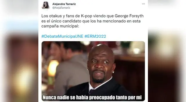 Forsyth defiendiendo los derechos de los Otakus