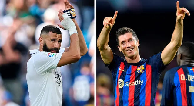 Real Madrid y Barcelona se enfrentan en el Estadio Santiago Bernabéu. Real Madrid y Barcelona se enfrentan en el Estadio Santiago Bernabéu.