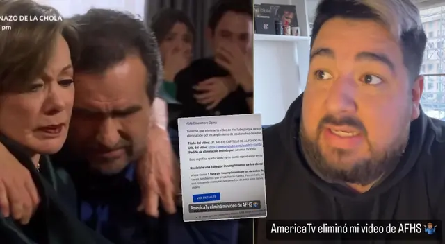 América TV denuncia a famoso youtuber por copyright y eliminan su video sobre AFHS de Youtube América TV denuncia a famoso youtuber por copyright y eliminan su video sobre AFHS de Youtube