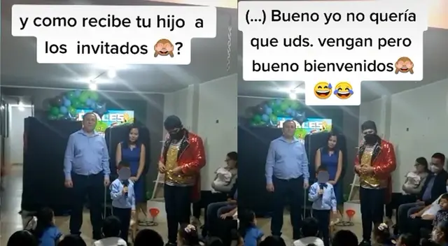 Niño deja sorprendido a todos sus invitados por ser sinceros con ellos Niño deja sorprendido a todos sus invitados por ser sinceros con ellos
