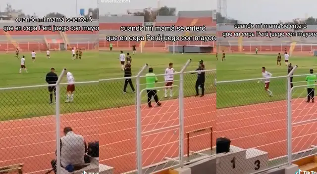 Joven debuta en el fútbol y su madre lanza advertencia: "Si lo tocan le saco la c..."