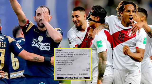 Hincha ganó apuesta gracias a Alianza Lima y a la selección peruana.