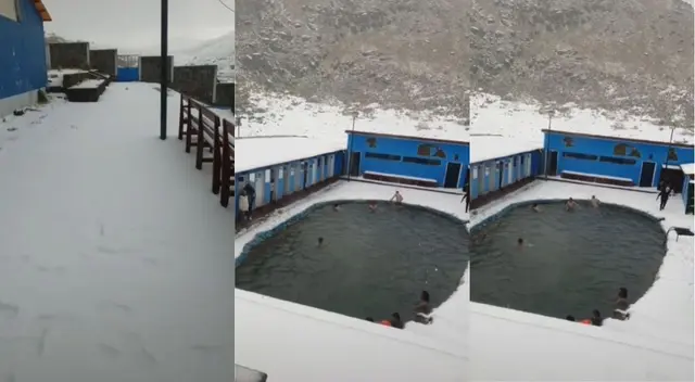 TikTok: jóvenes disfrutan de aguas termales a más de 4 mil msnm en Cerro de Pasco