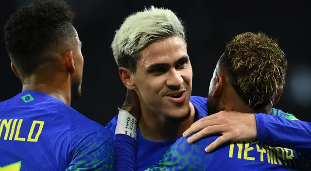 Pedro selló la goleada de Brasil ante Túnez en París.