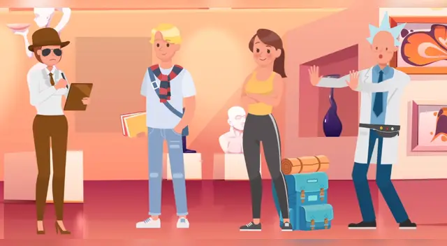 Acertijo visual par GENIOS: ¿Quién robó el cuadro?