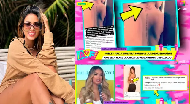 Shirley Arica demuestra con pruebas que no es la chica del video íntimo que se difunde en redes