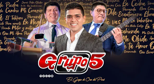 Christian Yaipén reveló por qué su padre y tío llamaron 'Grupo 5' a su orquesta. Christian Yaipén reveló por qué su padre y tío llamaron 'Grupo 5' a su orquesta.