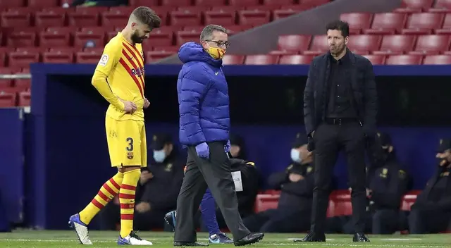 Piqué es visto con buenos ojos por parte del equipo técnico del Atlético de Madrid.