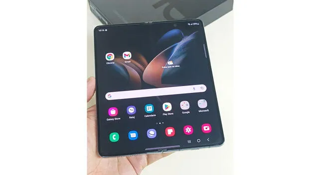 Pantalla increíble con tecnología plegable   