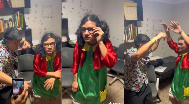 ¿Paso el casting? 'Chilindrina Huachana' y 'Jaimito' realizan divertido trends en TikTok