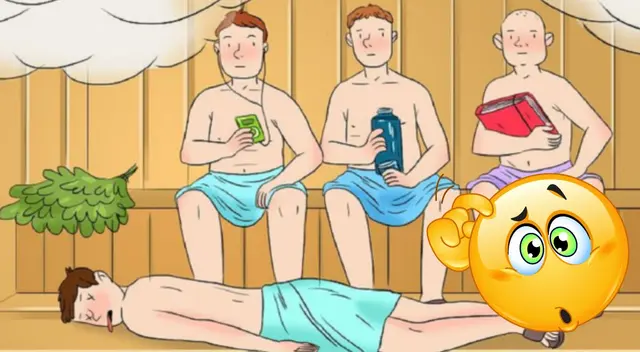 Descubre quién asesino a su amigo dentro de un sauna, solo tienes 8 segundos