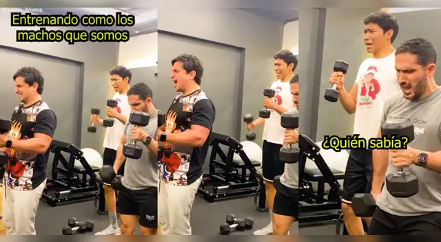 TikTok: Hombres entrenan al ritmo de 'Flores amarillas' de Floricienta y son sensación en redes