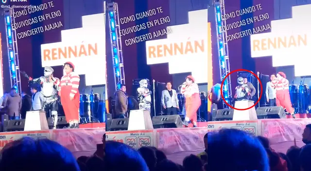 Robotín se decepciona luego que payasito confunde a su candidato y arruina cierre de campaña