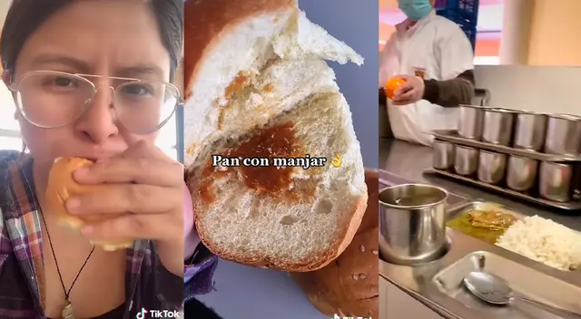 Peruana muestra el desayuno y almuerzo que recibe en la UNMSM. Peruana muestra el desayuno y almuerzo que recibe en la UNMSM.