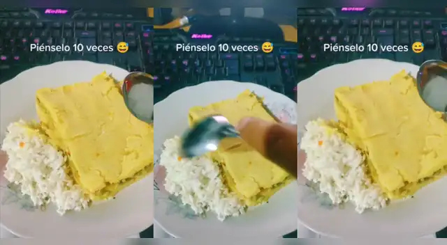 Viral: Se queja de comida que su esposa le preparó y usuarios de TikTok lo trollean