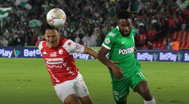 Santa Fe y Nacional se reparten los puntos tras empate por la Liga BetPlay