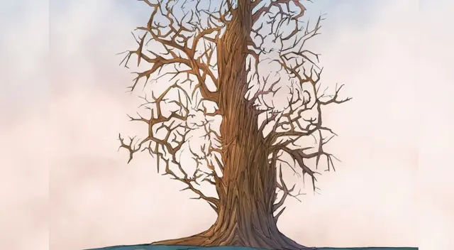 ¿Qué animales se esconden en el árbol? Pon a prueba tus habilidades en esta ilusión óptica