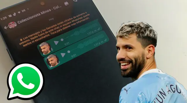 WhatsApp: con este truco podrás enviar audios con la voz del 'Kun' Agüero WhatsApp: con este truco podrás enviar audios con la voz del 'Kun' Agüero