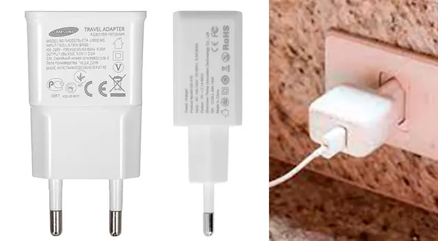 Conoce los detalles de estos símbolos que aparecen en los cargadores de celulares.