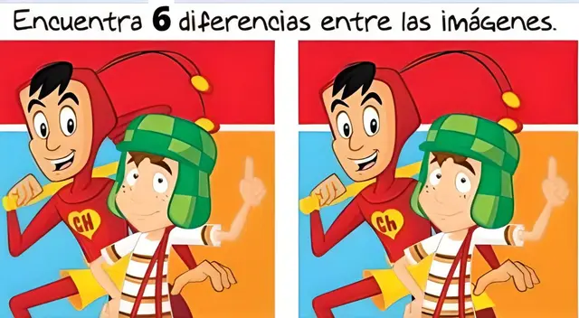 ¿Podrás hallar las 6 diferencias? Resuelve este reto de El Chavo del 8 y Chapulín Colorado ¿Podrás hallar las 6 diferencias? Resuelve este reto de El Chavo del 8 y Chapulín Colorado