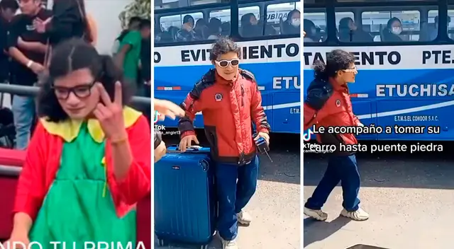 La Chilindrina Huachana viene aprovechando su popularidad en TikTok para presentarse en diversos locales nocturnos. La Chilindrina Huachana viene aprovechando su popularidad en TikTok para presentarse en diversos locales nocturnos.