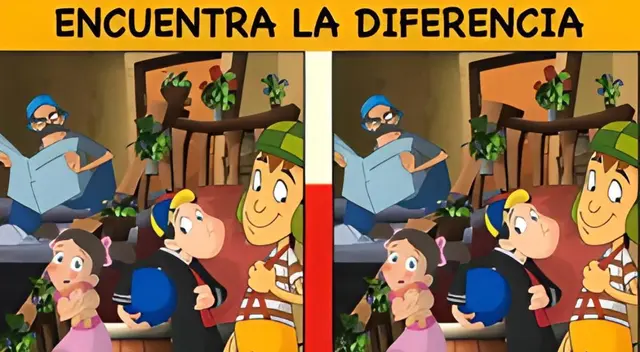 Encuentra la diferencia de El Chavo del 8 en solo 5 segundos, solo el 3 % resolvió este reto Encuentra la diferencia de El Chavo del 8 en solo 5 segundos, solo el 3 % resolvió este reto