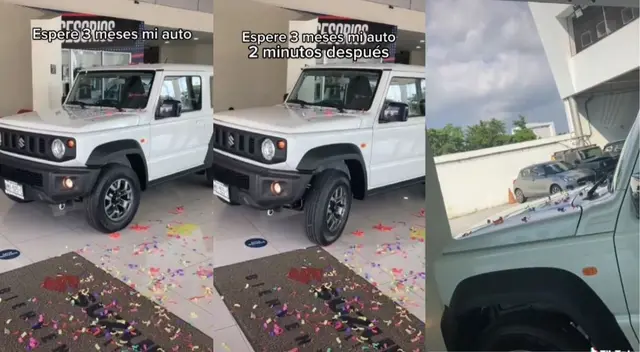 TikTok: esperó tres meses para comprar un auto nuevo y lo termina chocando en segundos TikTok: esperó tres meses para comprar un auto nuevo y lo termina chocando en segundos