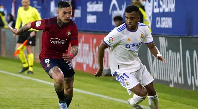Real Madrid y Osasuna se verán las caras en el Estadio Santiago Bernabéu.