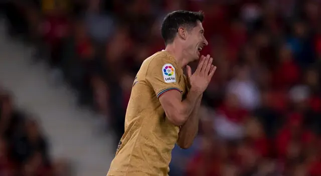 Lewandowski anotó en el Barcelona vs Mallorca