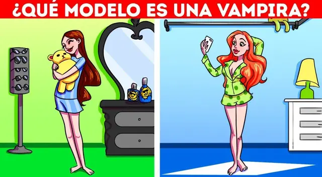 ¿Qué modelo es una vampira? Atrévete a resolver este acertijo en solo 5 segundos