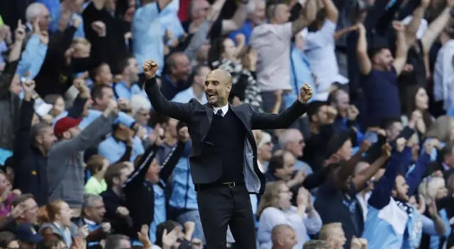 Guardiola lleva un porcentaje del 74% en partidos ganados con el Manchester City.