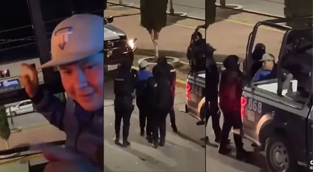 TikTok: hombre intentó jugarle una 'broma' a un policía y termina detenido - VIDEO