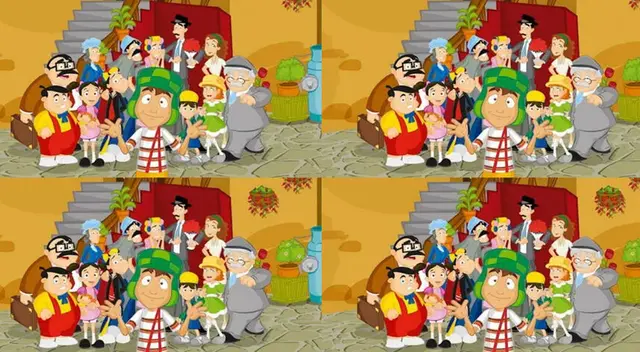Con mucha determinación encuentra los 4 errores del reto visual de 'El Chavo'