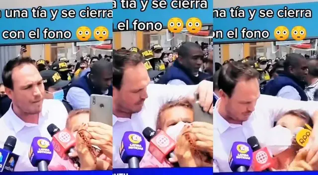George Forsyth le quita celular a ciudadana en vivo y usuarios reaccionan: "Se cierra con el fono" George Forsyth le quita celular a ciudadana en vivo y usuarios reaccionan: "Se cierra con el fono"