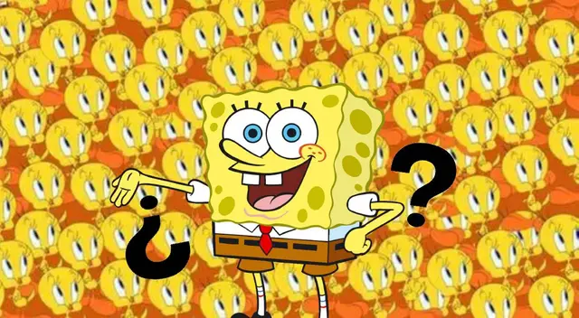 ¿Dónde está Bob Esponja? Encuéntralo entre los Piolín en solo 5 segundos ¿Dónde está Bob Esponja? Encuéntralo entre los Piolín en solo 5 segundos