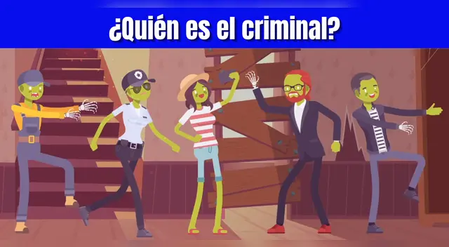 Acertijo visual: Descubre quién es el criminal en 5 segundos