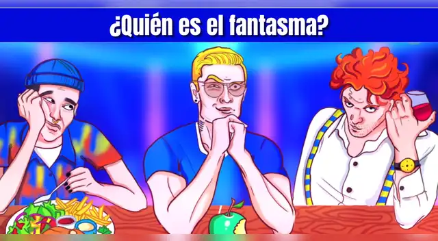 Acertijo visual: Descubre quién es el fantasma en 4 segundos Acertijo visual: Descubre quién es el fantasma en 4 segundos